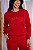 BLUSA MOLETOM BORDADO LOS ANGELES CALIFÓRNIA - VERMELHO - Imagem 1