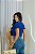 BLUSA BÁSICA CANELADA FEMININA - AZUL BIC - Imagem 2