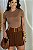 BLUSA BÁSICA CANELADA FEMININA - CANELA - Imagem 1