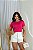 BLUSA BÁSICA CANELADA FEMININA - ROSA CHICLETE - Imagem 3