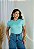 BLUSA BÁSICA CANELADA FEMININA - VERDE ÁGUA - Imagem 3
