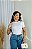 BLUSA BÁSICA CANELADA FEMININA - BRANCA - Imagem 1