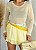 BLUSA MANGA LOGA FEMININA TULE - AMARELO BEBÊ - Imagem 1