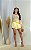 BLUSA MANGA LOGA FEMININA TULE - AMARELO BEBÊ - Imagem 3