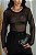 BLUSA MANGA LOGA FEMININA TULE - PRETO - Imagem 1