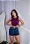 CROPPED REGATA COUNTRY NA RIBANA LONGHORN BORDADA - ROXO UVA - Imagem 4