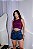 CROPPED REGATA COUNTRY NA RIBANA LONGHORN BORDADA - ROXO UVA - Imagem 3