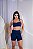 CONJUNTO FITNESS SHORT E TOP SUPLEX - AZUL MARINHO - Imagem 5