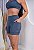 CONJUNTO FITNESS SHORT E TOP SUPLEX - AZUL PETRÓLEO - Imagem 2