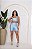 CONJUNTO FITNESS SHORT E TOP SHINE - AZUL BEBÊ - Imagem 4