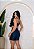CONJUNTO FITNESS SHORT E TOP SHINE - AZUL MARINHO - Imagem 2