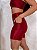 CONJUNTO FITNESS SHORT E TOP SHINE - MARSALA - Imagem 2