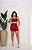 CONJUNTO FITNESS SHORT E TOP SHINE - MARSALA - Imagem 1