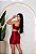 CONJUNTO FITNESS SHORT E TOP SHINE - MARSALA - Imagem 3