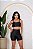CONJUNTO FITNESS SHORT E TOP SHINE - PRETO - Imagem 5