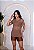 BLUSA FEMININA TULE - MARROM - Imagem 1