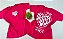 TSHIRT NO ALGODÃO ESTAMPA FRENTE E COSTAS JESUS JOÃO 15:9 - ROSA PINK - Imagem 5