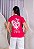 TSHIRT NO ALGODÃO ESTAMPA FRENTE E COSTAS JESUS JOÃO 15:9 - ROSA PINK - Imagem 1