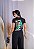 TSHIRT NO ALGODÃO ESTAMPA FRENTE E COSTAS NAÇÃO SANTA - PRETA - Imagem 1