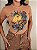 TSHIRT CAVALO FLORES PEDRARIA - CANELA - Imagem 1