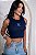 CROPPED REGATA NA RIBANA ADDS - AZUL MARINHO - Imagem 1