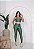 CONJUNTO FITNESS CALÇA E TOP SHINE - VERDE OLÍVA - Imagem 3