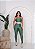 CONJUNTO FITNESS CALÇA E TOP SHINE - VERDE OLÍVA - Imagem 1