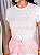 TSHIRT VISCOLYCRA POÁ TOTAL MINIMALISTA NO ROSA IORGUTE- BRANCA - Imagem 1