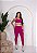 CONJUNTO FITNESS CALÇA E TOP SUPLEX - ROSA FÚCSIA - Imagem 1