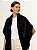 Echarpe de Seda 100% Pura Mulberry – Noir Élégant Black - Imagem 1