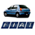 EMBLEMA FIAT MALA (AZUL/CROM) (RETANGULAR) Ref. SA477 - Imagem 1