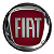 Emblema Grade Fiat Vermelho Palio Idea Doblo Siena Punto  Ref. 1313024 - Imagem 2