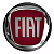 Emblema Grade Fiat Vermelho Palio Idea Doblo Siena Punto  Ref. 1313024 - Imagem 4