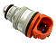 Bico Injetor Monoponto Laranja Uno 1.0 SPI 95 Magnet Marelli Ref. IWM52300 - Imagem 1