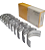 Bronzina Biela Std Doblo Palio Siena 1.6 1.8 16v E.torq Flex Ref,: BB670 STD - Imagem 1