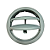 Difusor De Ar Central  Fiat Uno Way 2011 Cinza Original Ref.100191592 - Imagem 2