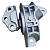 Coxim Motor Lado Direito Fiat Novo Palio 1.0 1.4 Grand Siena Novo Uno 2011 Ref.PDA2305 - Imagem 1