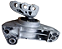 Coxim Do Motor Lado Direito Fiat Punto Linea Etorq Motor 1.6 e 1.8 Ref: 51845495 - Imagem 4
