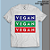 Camiseta Vegan Vegan Vegan - Imagem 1
