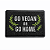 Tapete Capacho Go Vegan Or Go Home 60cmx40cm - Imagem 1