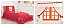 Conjunto Quarto Infantil Ursinha Vermelha Com  Kit Colcha Cobreleito C/03 Pçs  + Cortina C/Abraçadeira e Bandô - Imagem 1