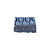 Manta Xale  Decorativa Dupla Face Para Sofá Com Franja Luxor 01 Peça em Tecido Jacquard -210 M x 1,35 M - Cor: Azul Corrente - Imagem 4