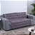 Manta Xale  Decorativa Dupla Face Para Sofá Com Franja Luxor 01 Peça em Tecido Jacquard -210 M x 1,35 M - Cor: Vinho Geométrico - Imagem 1