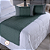 Kit 5 Pçs Peseira Cama Casal Padrão e Queen Size e Almofadas Cheias Copacabana Percal 300 Fios - 01 Peseira + 02 Capas Para Almofadas + 02 Refis de Almofadas - Imagem 10