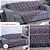 Mata Xale para Sofá Luxor Jacquard Dupla Face com Franja 2,10m x 1,35m - Imagem 9