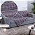 Mata Xale para Sofá Luxor Jacquard Dupla Face com Franja 2,10m x 1,35m - Imagem 12