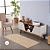 Tapete Passadeira Sisal Lancer Base Antiderrapante  100mx66cm - Imagem 2