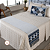 Kit 5 Pçs Peseira Cama Casal Padrão e Queen Size e Almofadas Cheias Grécia Jacquard Dupla Face - 01 Peseira + 02 Refis de Almofadas + 02 Capas de Almofadas - Imagem 3