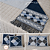 Kit 5 Pçs Peseira Cama Casal Padrão e Queen Size e Almofadas Cheias Grécia Jacquard Dupla Face - 01 Peseira + 02 Refis de Almofadas + 02 Capas de Almofadas - Imagem 9