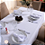 Toalha de Mesa 4 Lugares Basic 1,45x1,40m Liso 100% Poliéster Tecido Oxford - Imagem 7